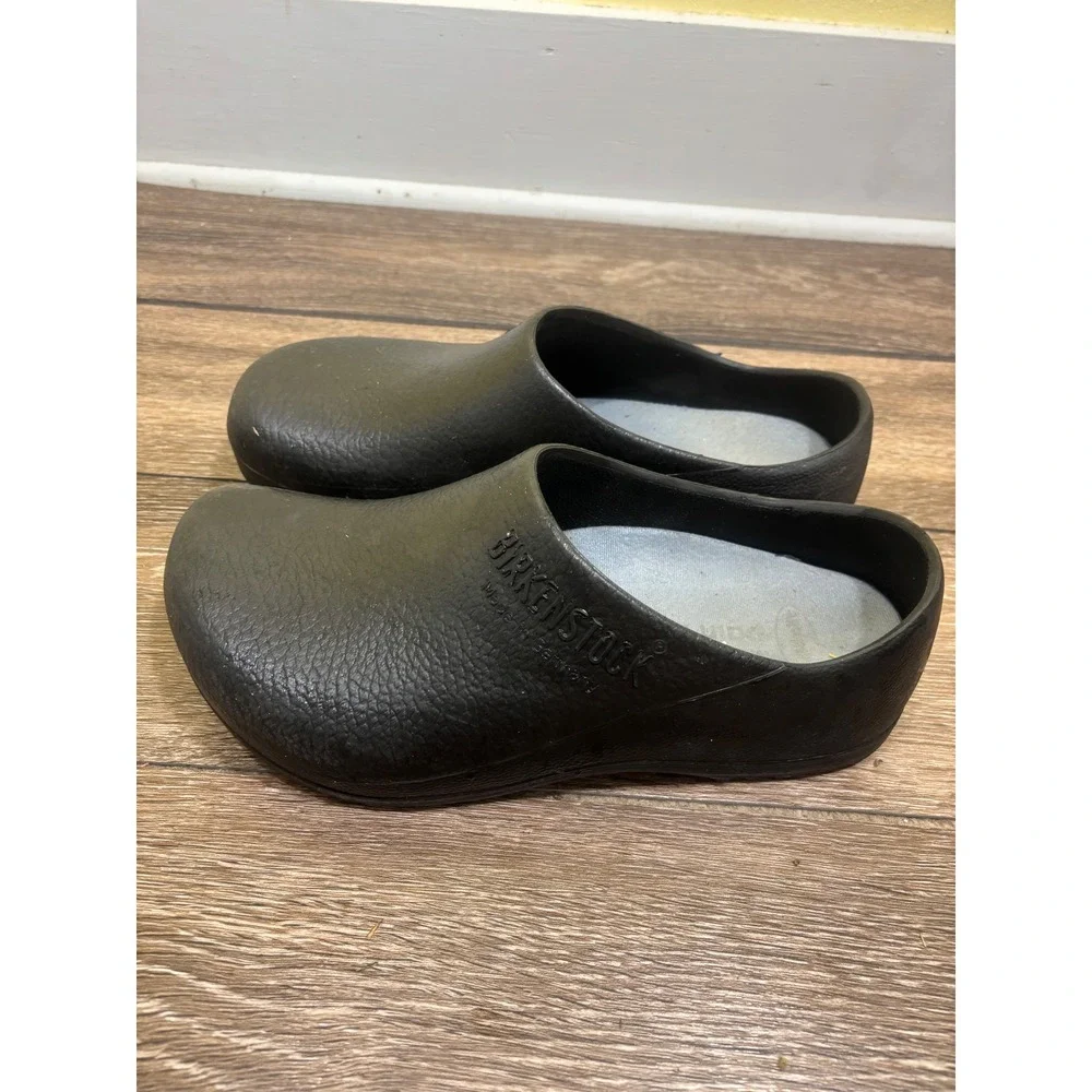 Birkenstock A630 Alpro Black Work Clogs Slip Resistant Professional Shoes Sz 41